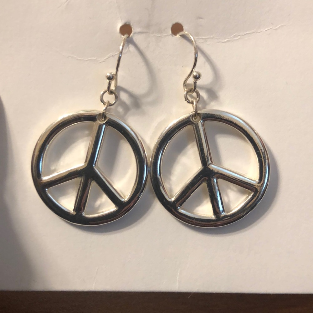 Peace earrings